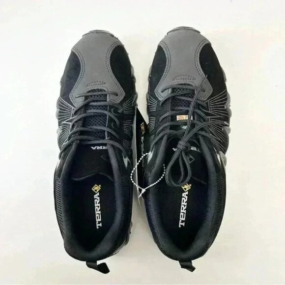 Terra Men's Safety Shoes Spider X Low Cut Athletic Work Black/Silver Size 9.5 - Picture 11 of 16